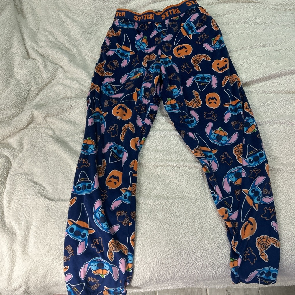 Disney Stitch Blue and Orange Pajama Pants